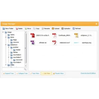 opencart image manager